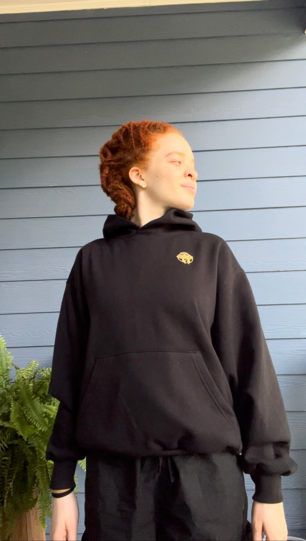 Oceanic Glow Boxy Hoodie