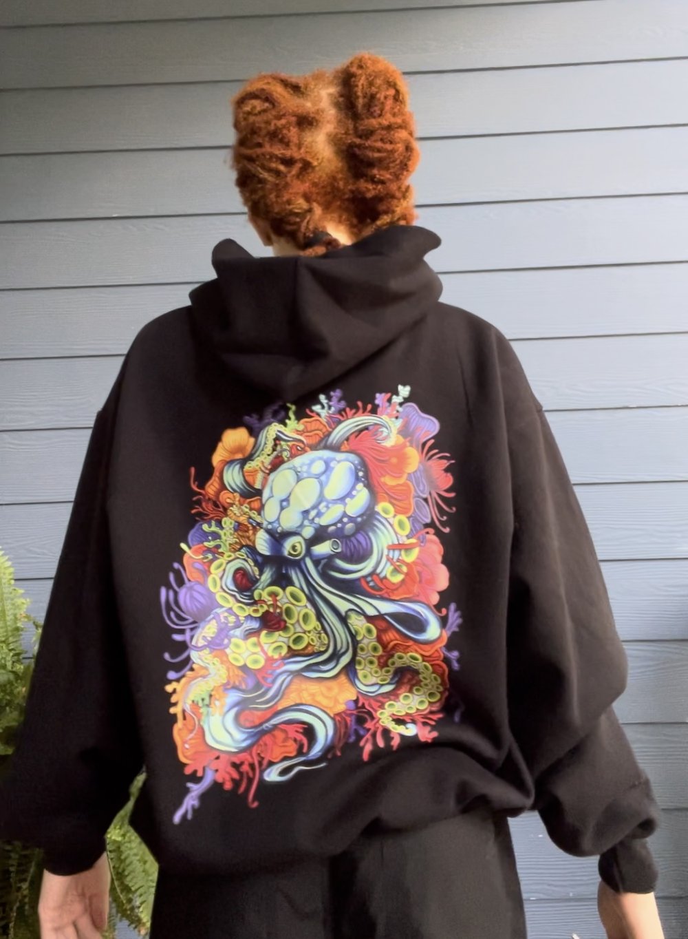 Oceanic Glow Boxy Hoodie