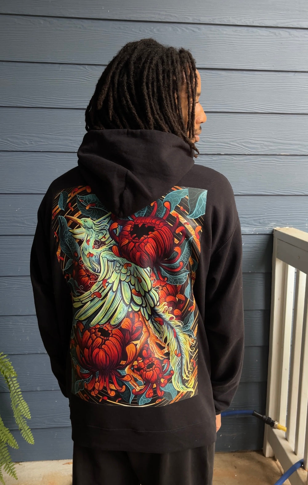 Neon Crane Hoodie