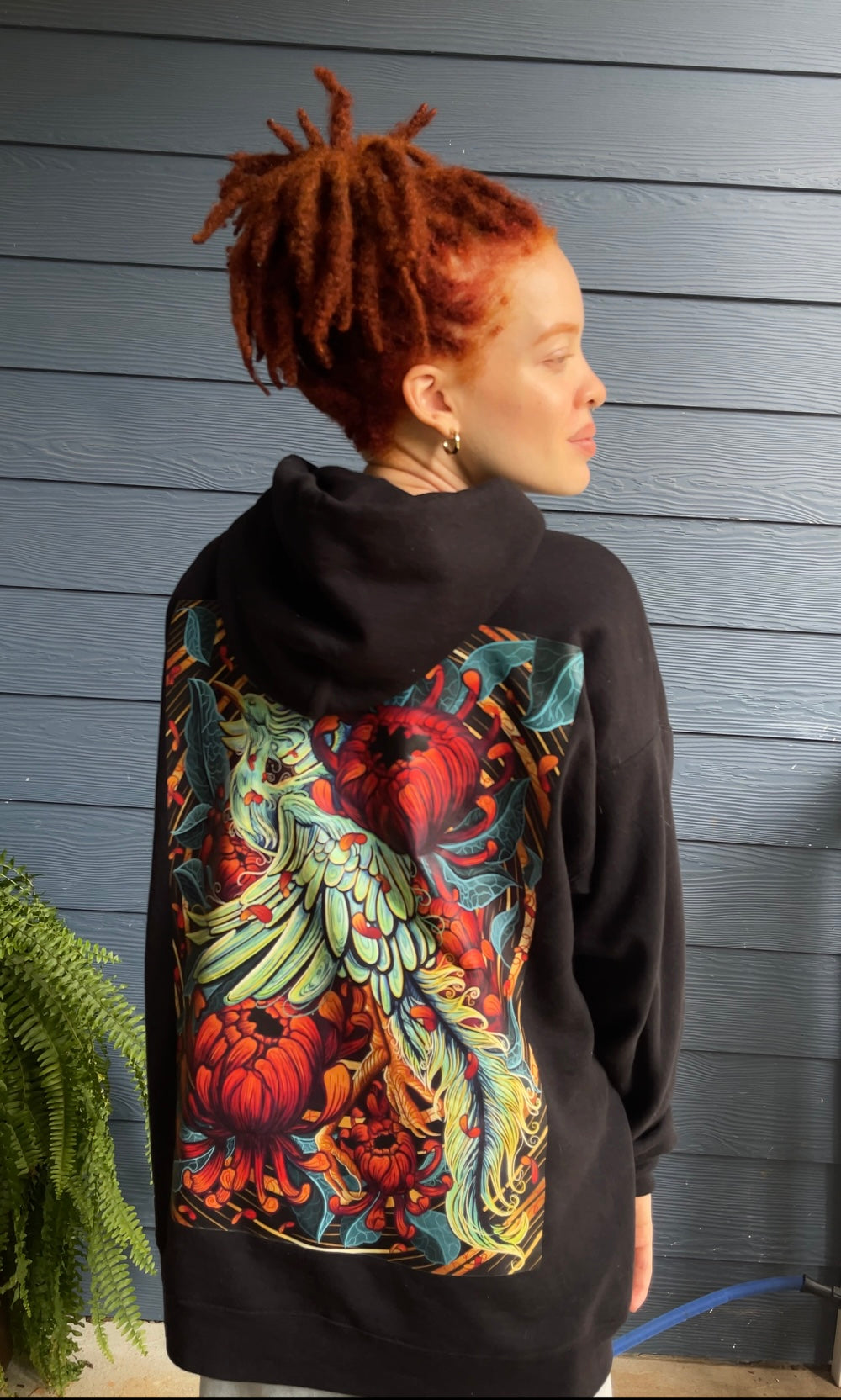 Neon Crane Hoodie