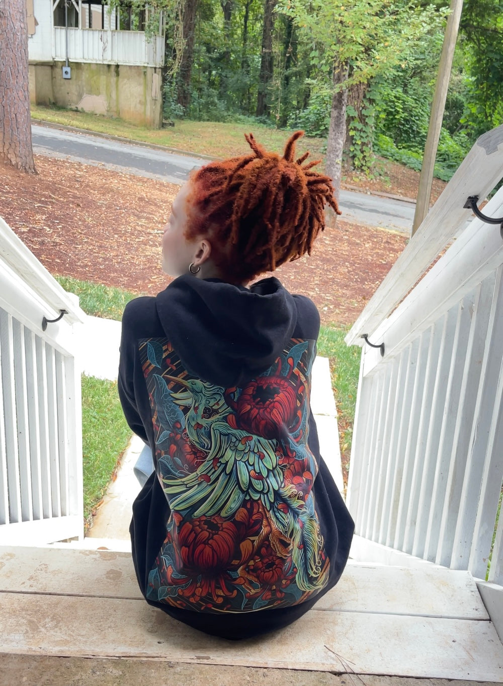 Neon Crane Hoodie