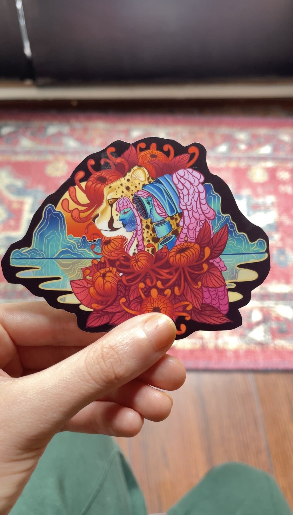 Cheetah's Paradise Sticker