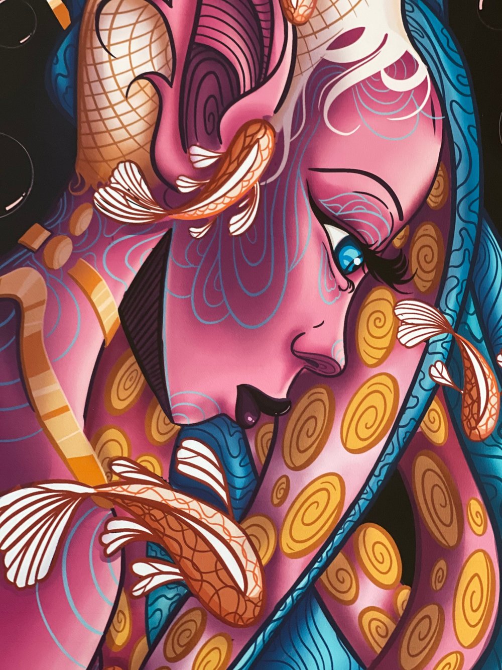Searching Deeply 8in x 40in print