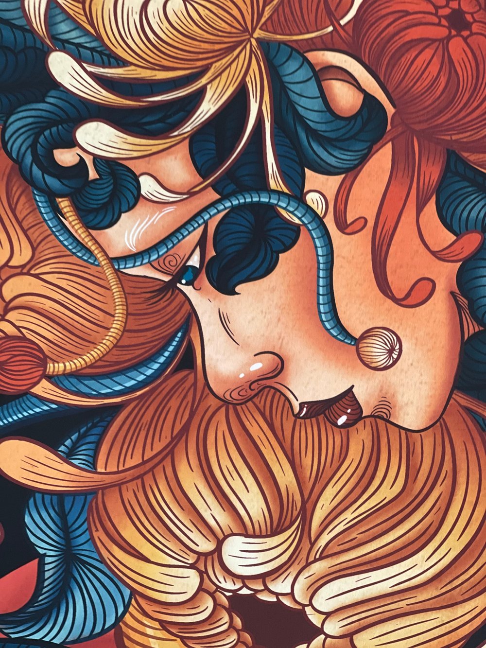 Flower’s breath 10in x 32in Prin