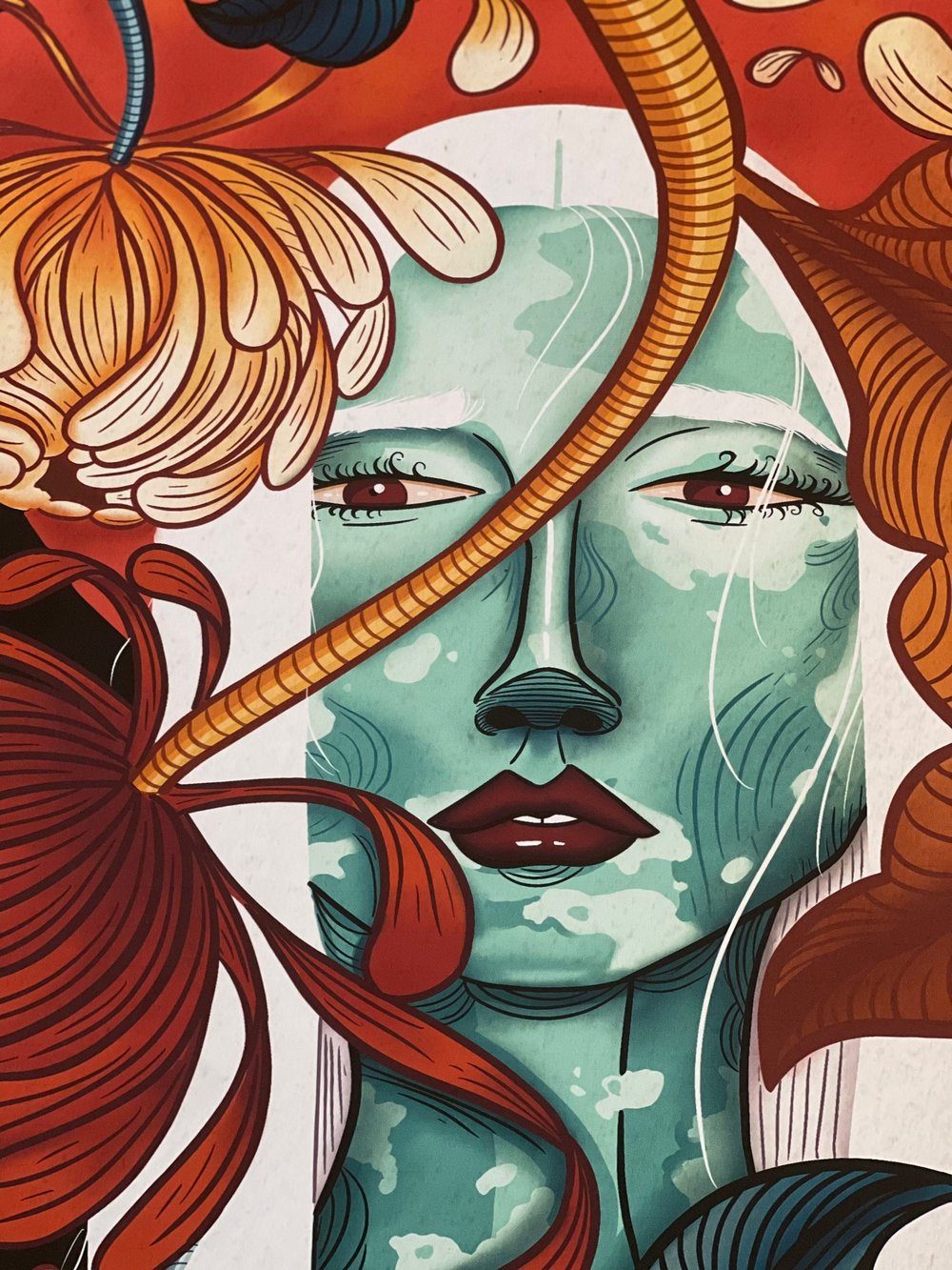 Flower’s breath 10in x 32in Prin