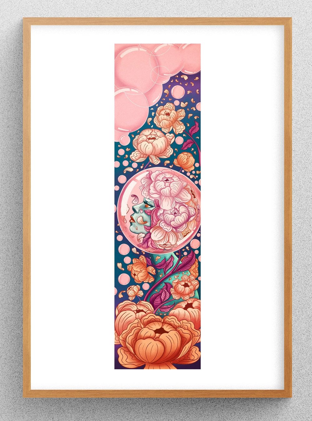 Bubble Stargazer 10in x 32in Print
