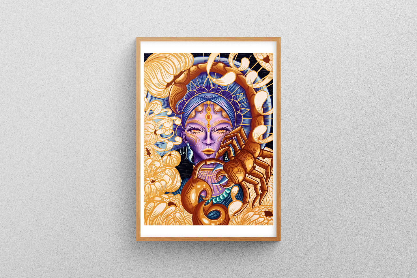 Scorpio Zodiac Print