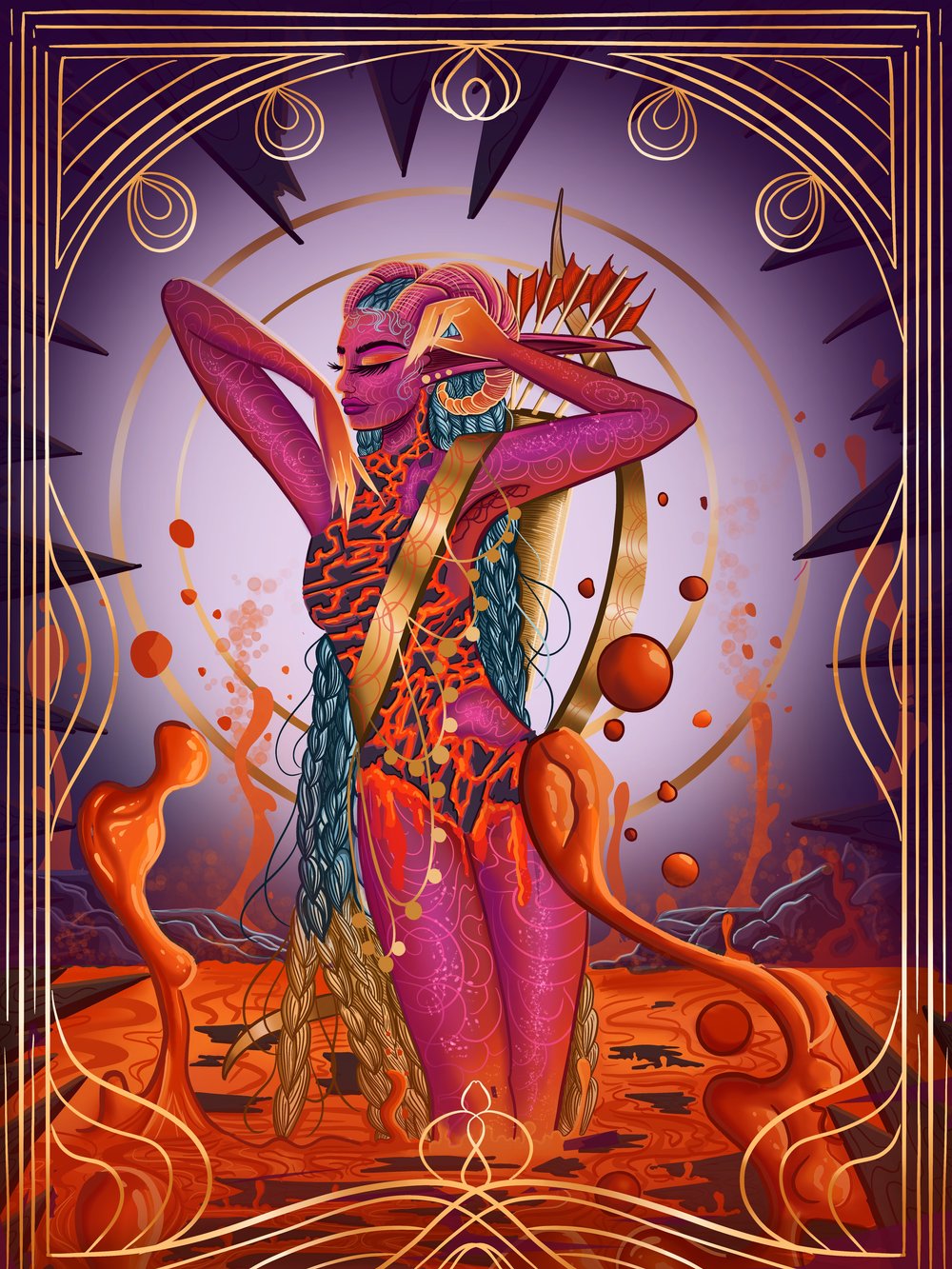 Sagittarius Zodiac Print