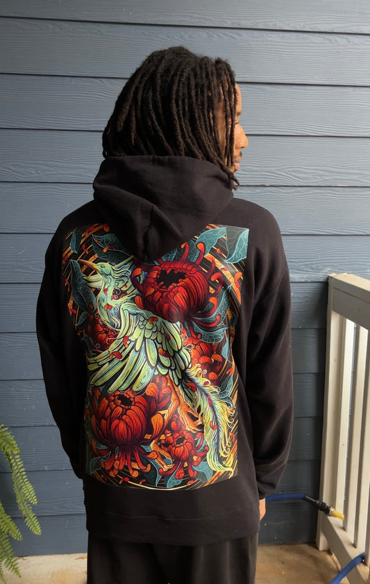 Neon Crane Hoodie