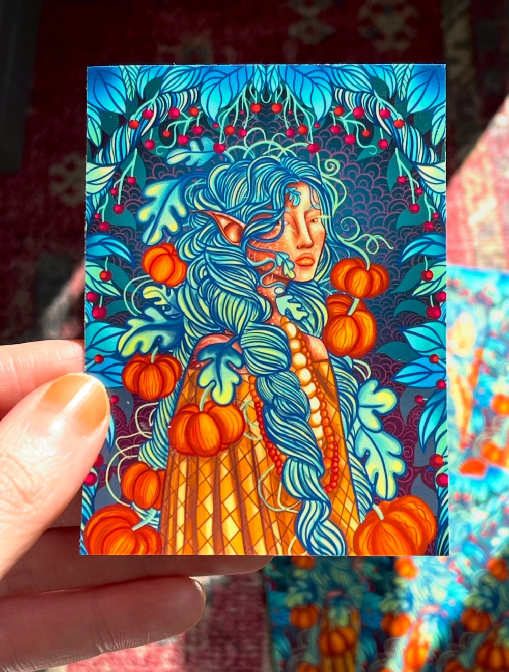Pumpkin Fairy Sticker