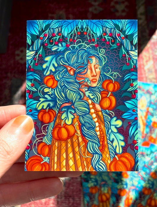 Pumpkin Fairy Sticker