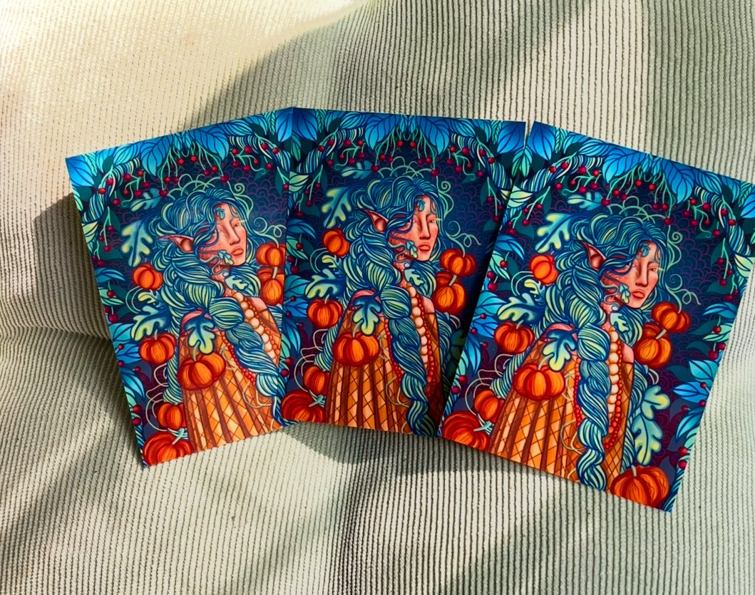 Pumpkin Fairy Sticker