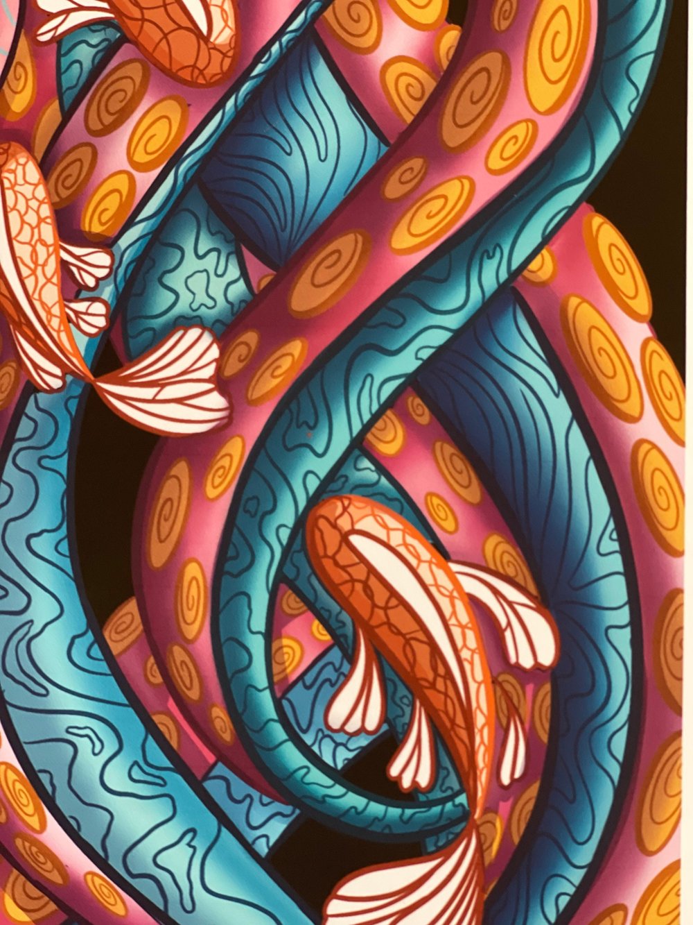 Searching Deeply 8in x 40in print