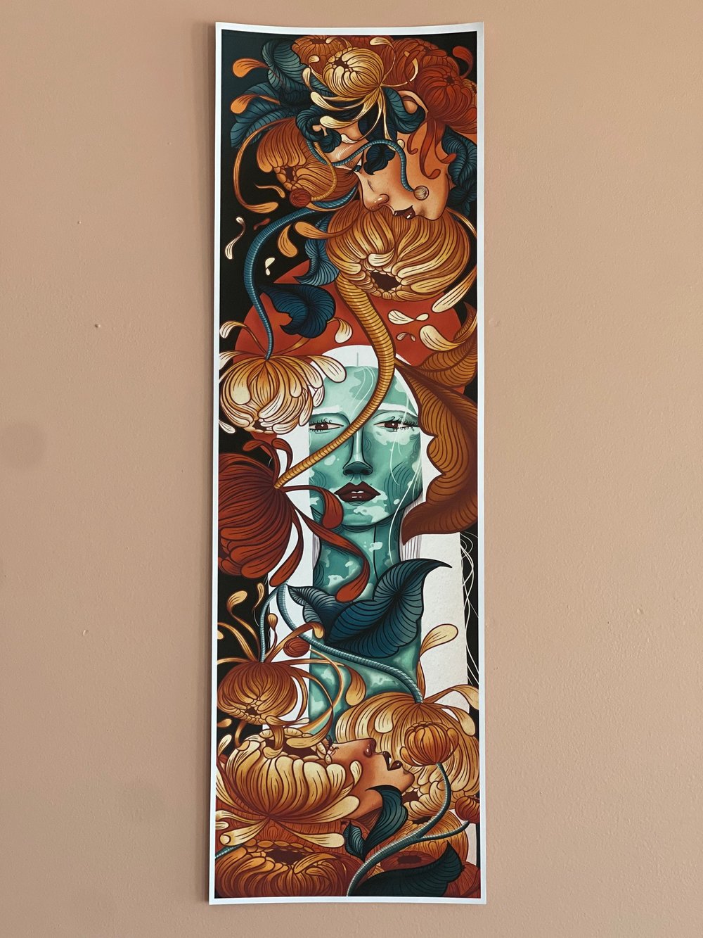 Flower’s breath 10in x 32in Prin