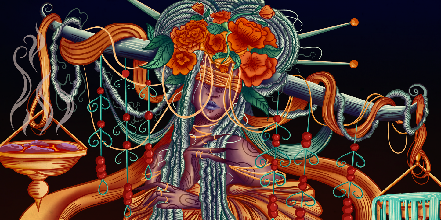 Libra Zodiac Print