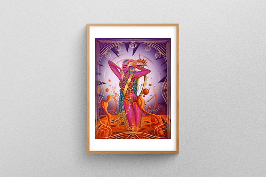 Sagittarius Zodiac Print